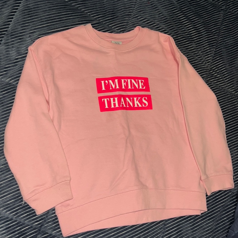 Girls Zara sweat shirt